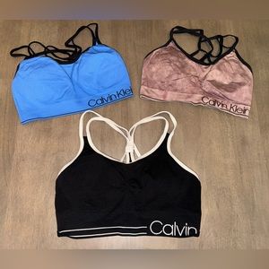 Set of 3 Calvin Klein Sports Bras